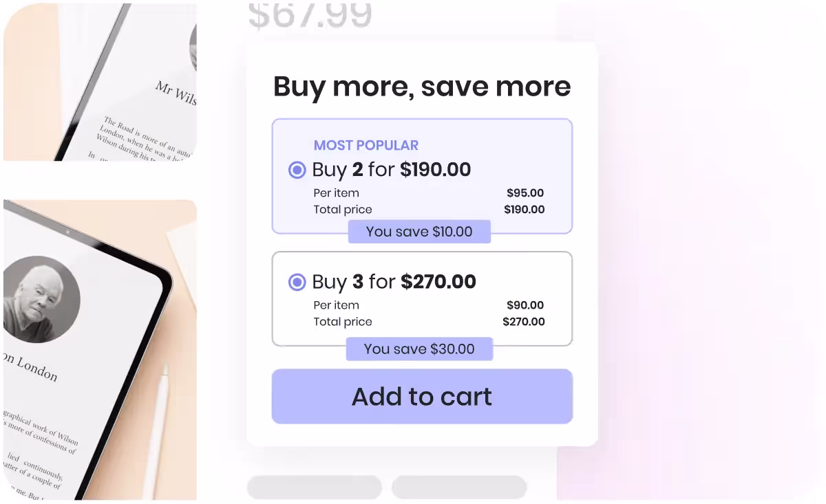 Seamless Volume Discounts: Encouraging bulk purchases