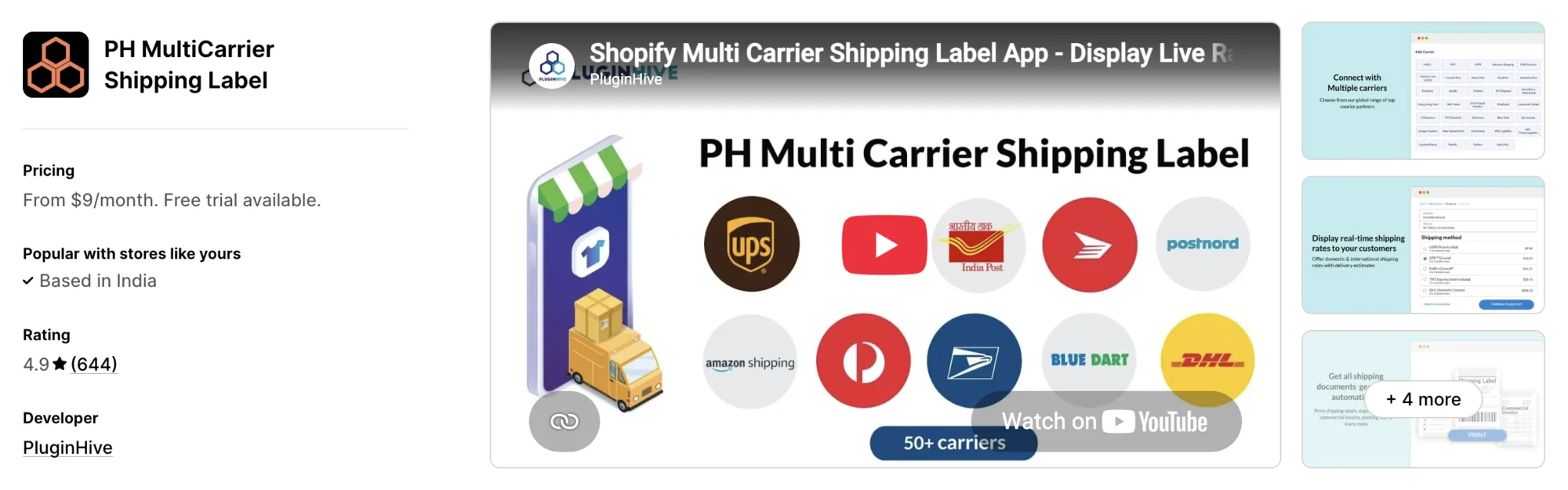 PH MultiCarrier Shipping Label