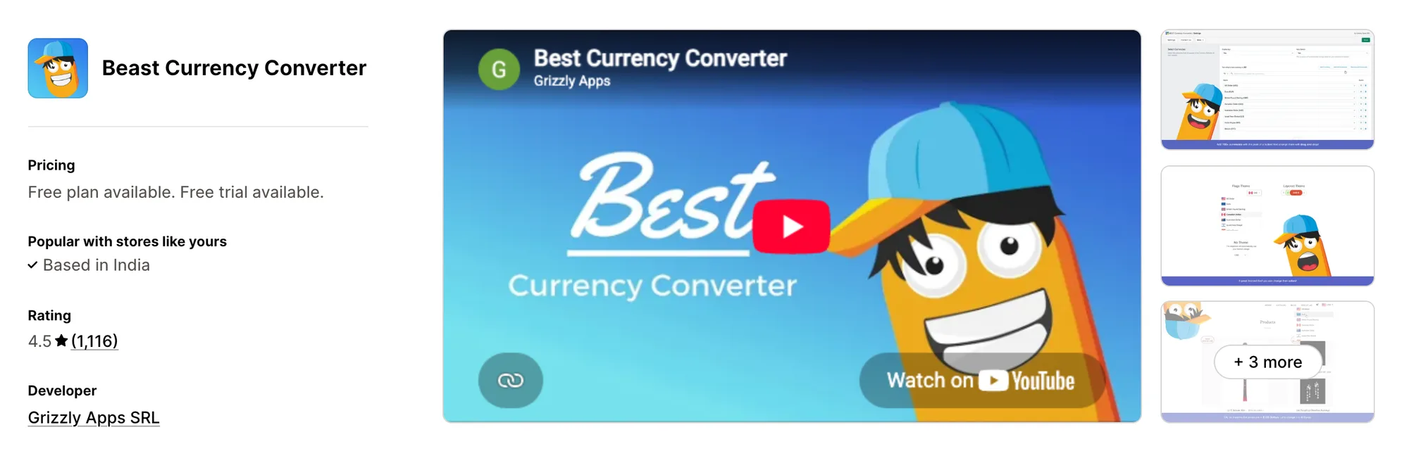 Beast Currency Converter on the Shopify App Store