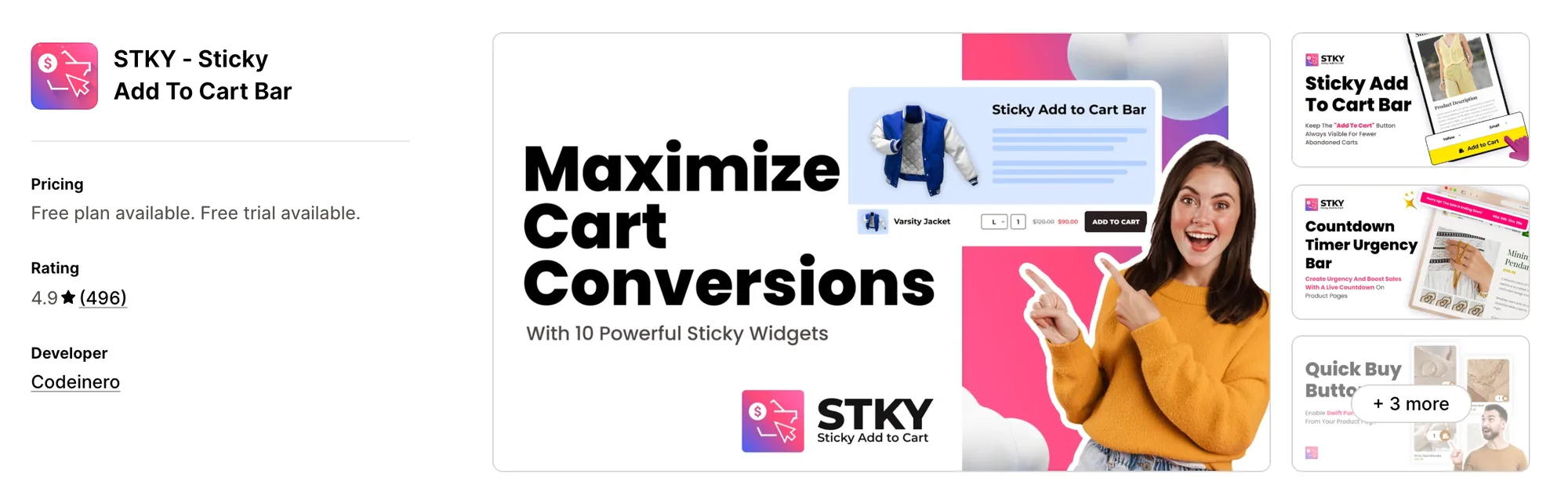 STKY - Sticky Add To Cart Bar on the Shopify App Store