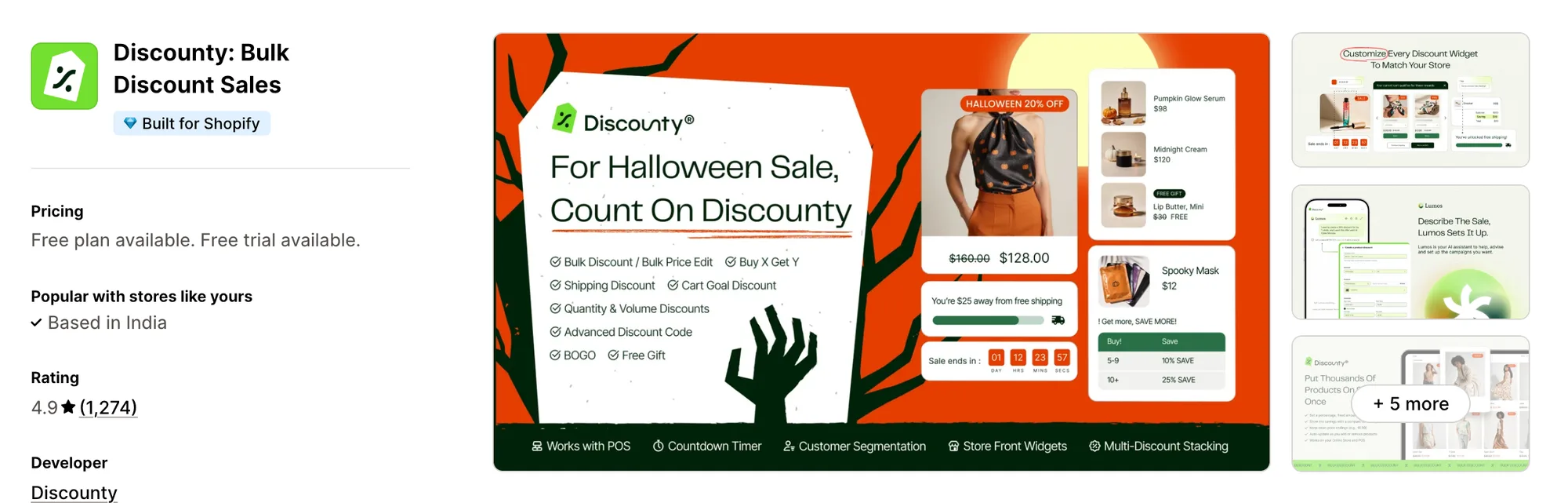 Discounty: Bulk Discount Sales on the Shopify App Store