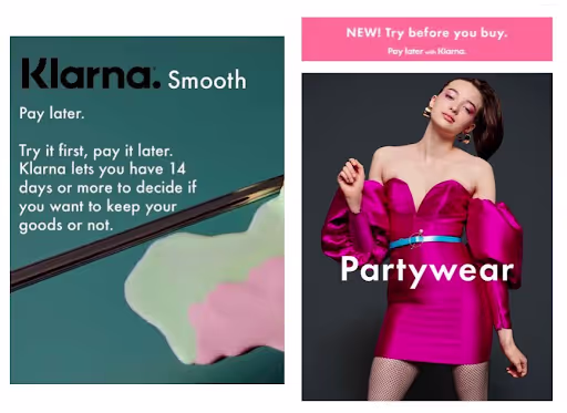 Klarna's try before you buy lets you keep items for 14 days