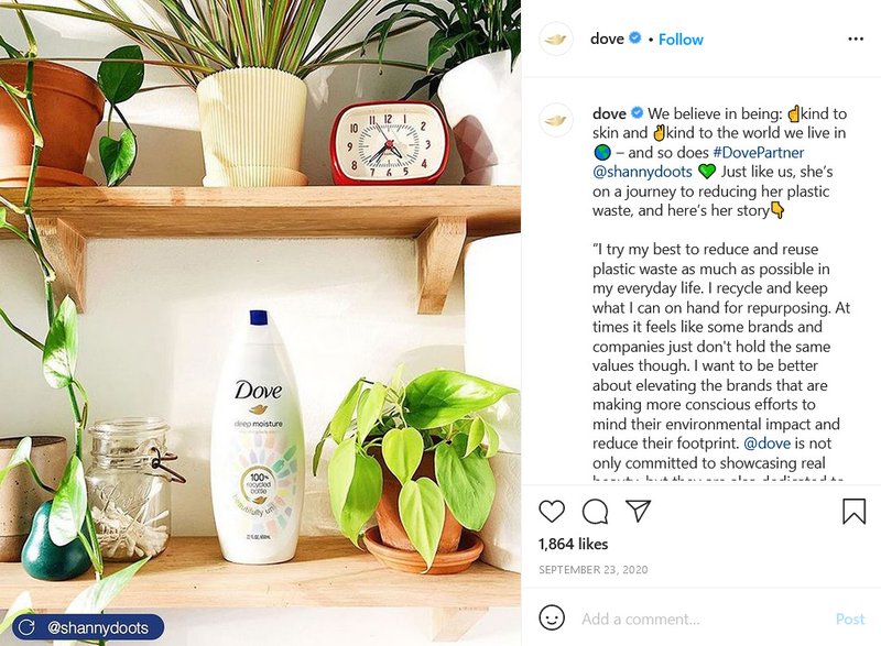 nfluencer Marketing: Dove
