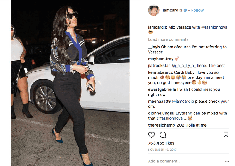 nfluencer Marketing: Cardi B and Fashion Nova