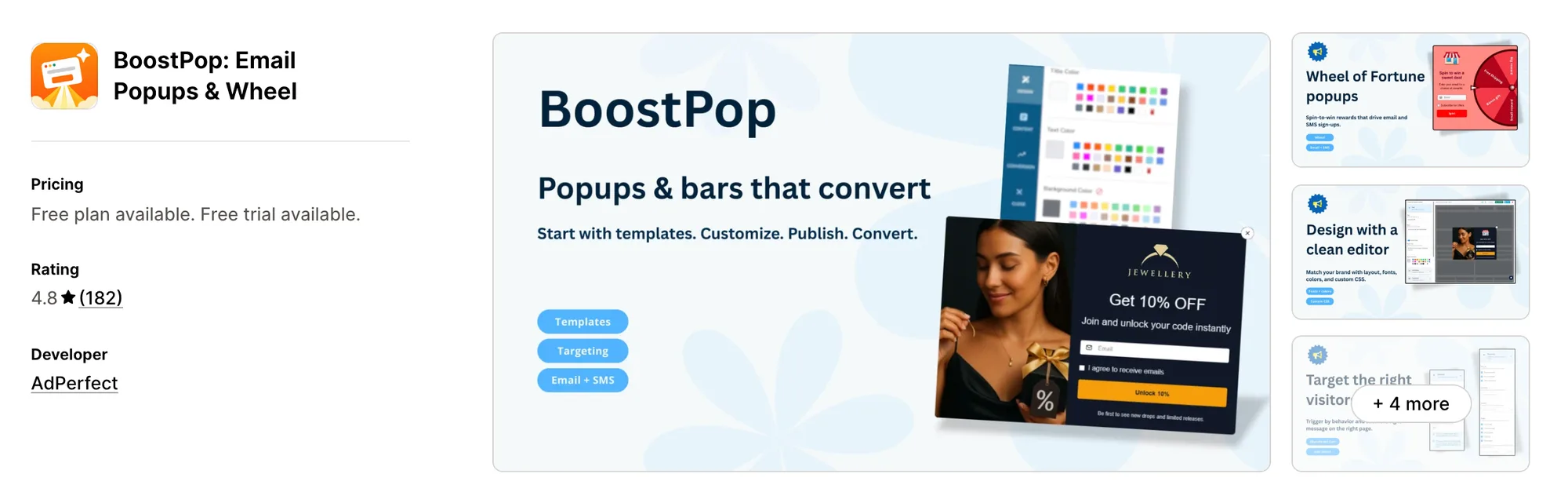 BoostPop: Email Popups & Wheel on the Shopify App Store