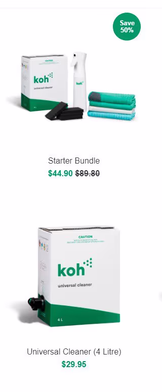 Upsell product bundles practice