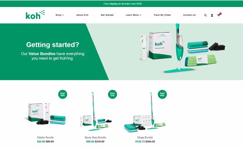Koh – Upsell product bundling practice