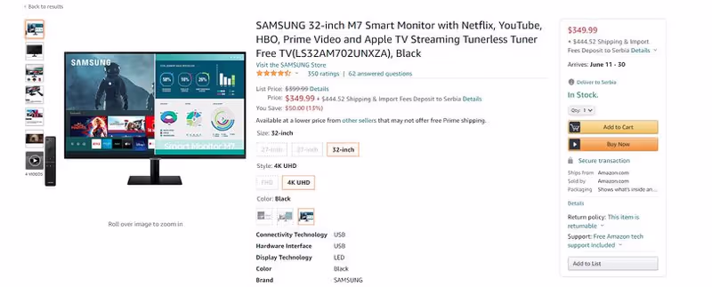 M7 Smart Monitor bundling