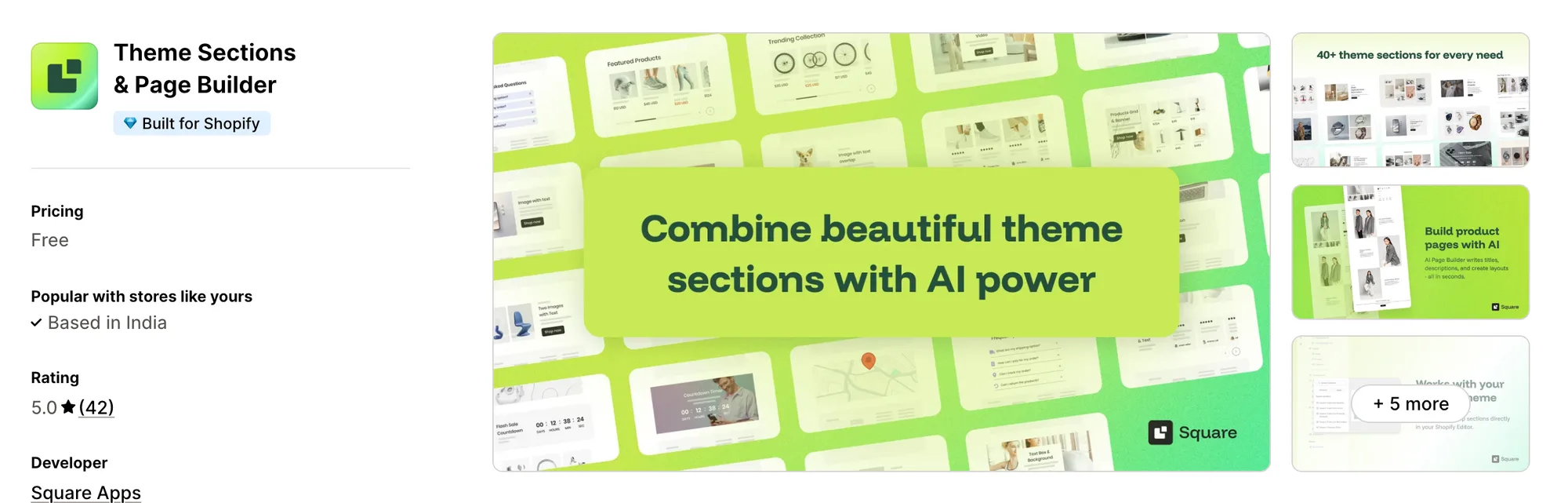 Theme Sections & Page Builder on the Shopify App Store