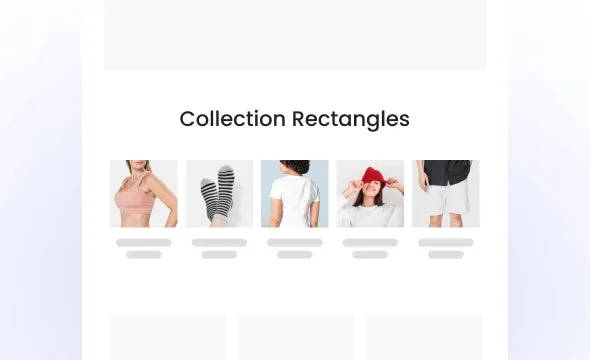 Collection Rectangles section preview