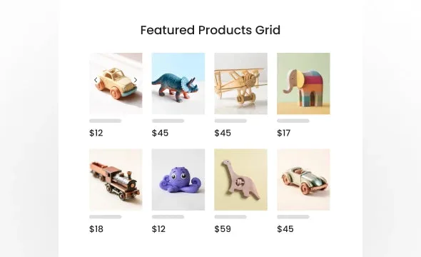 Featured Products Grid section preview