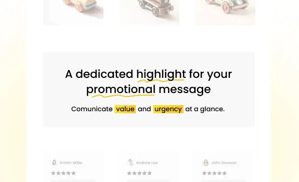 Highlighted Text section preview