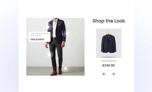 Shop the Look section preview